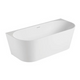 Oceano Eco 1400 Back-to-Wall Bath White 1400mm X 700mm