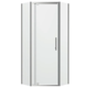 Oceano Louve Angle Pivot Neo Shower Screen - Return 1000 x 2000mm