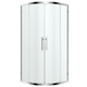 Oceano Louve Curved Slider Front 1000 X 1000 X 2000 Chrome