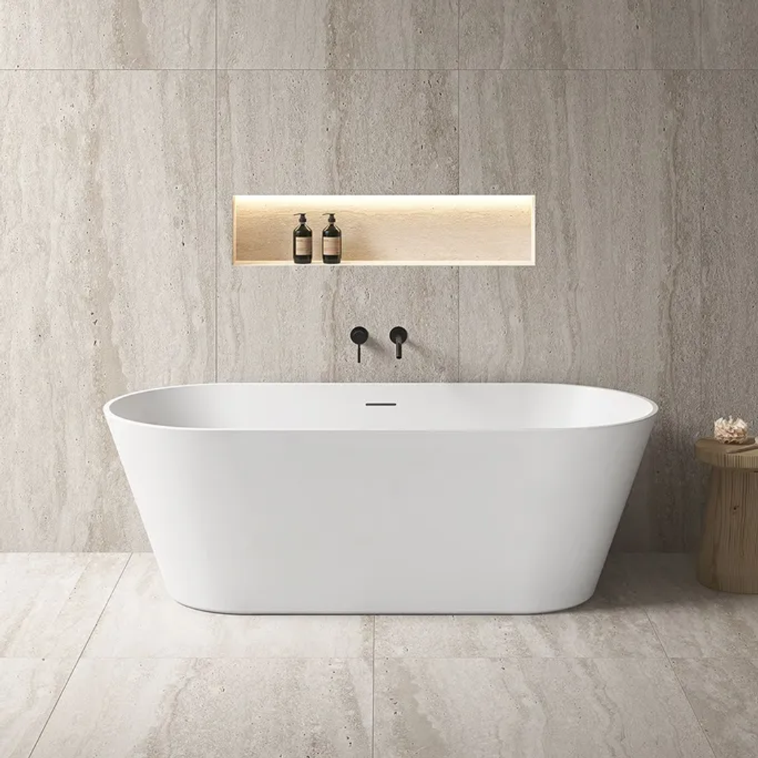 Oceano Nava 1700 Freestanding Bath White 1700mm X 730mm