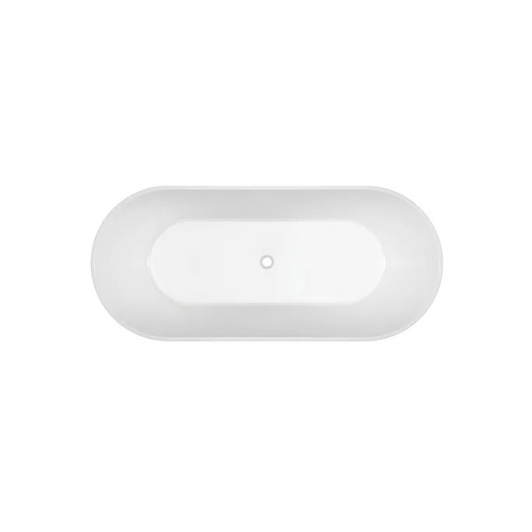 Oceano Nava 1500 Freestanding Bath White 1500mm X 730mm