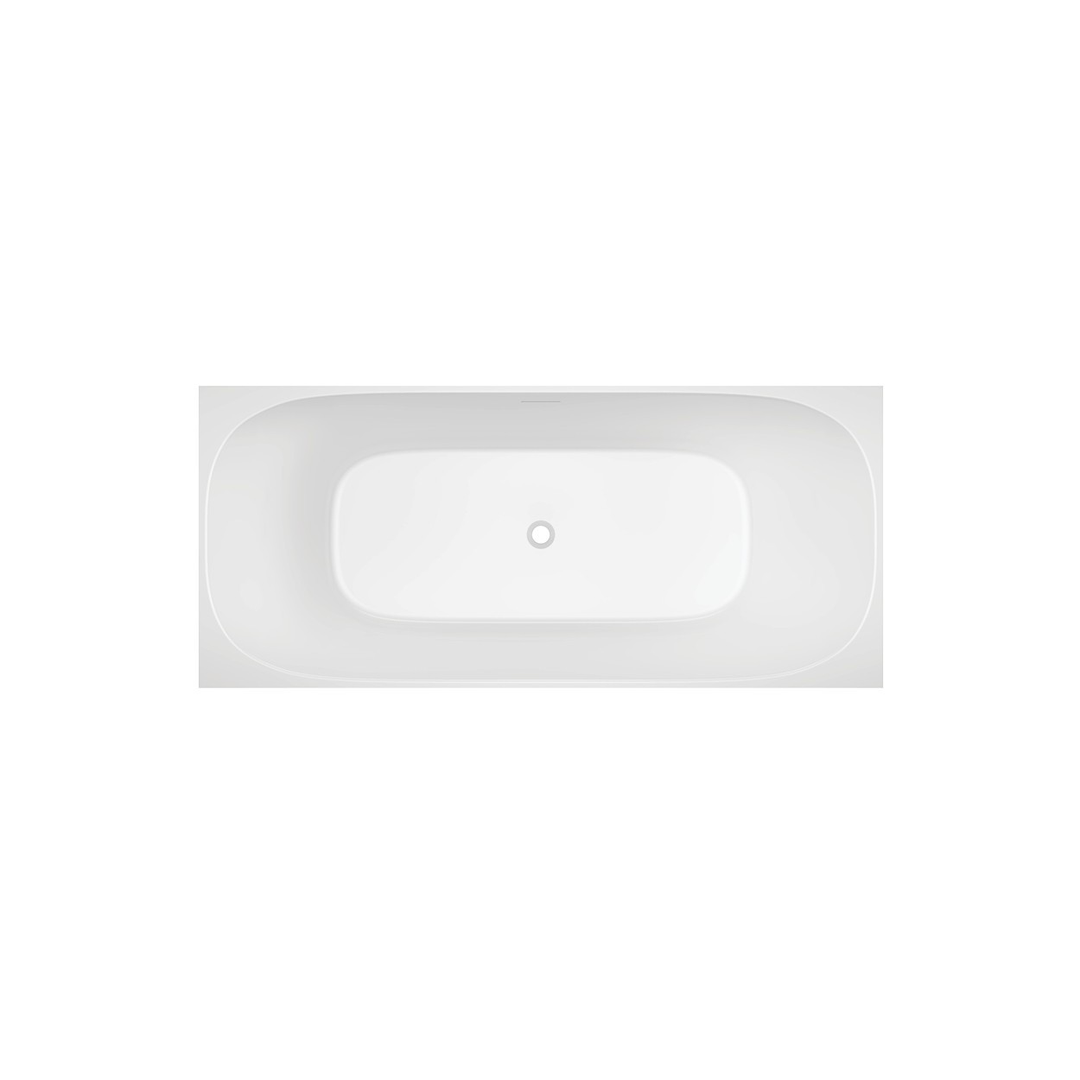 Oceano Studio 1500 Freestanding Bath White 1500mm X 750mm