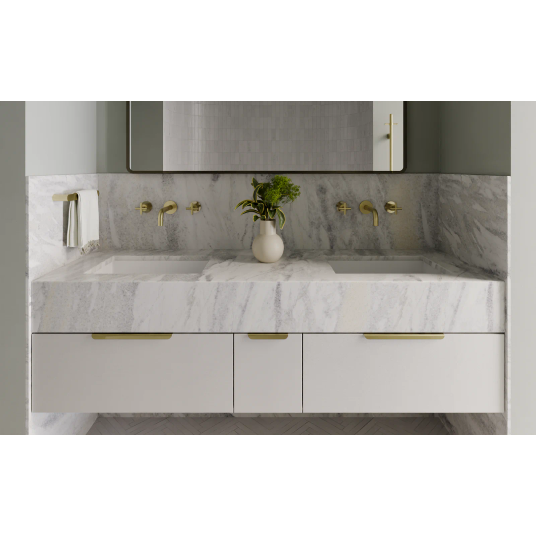 Meir Oppen Edge Pull 150Mm Cabinet Handle Tiger Bronze