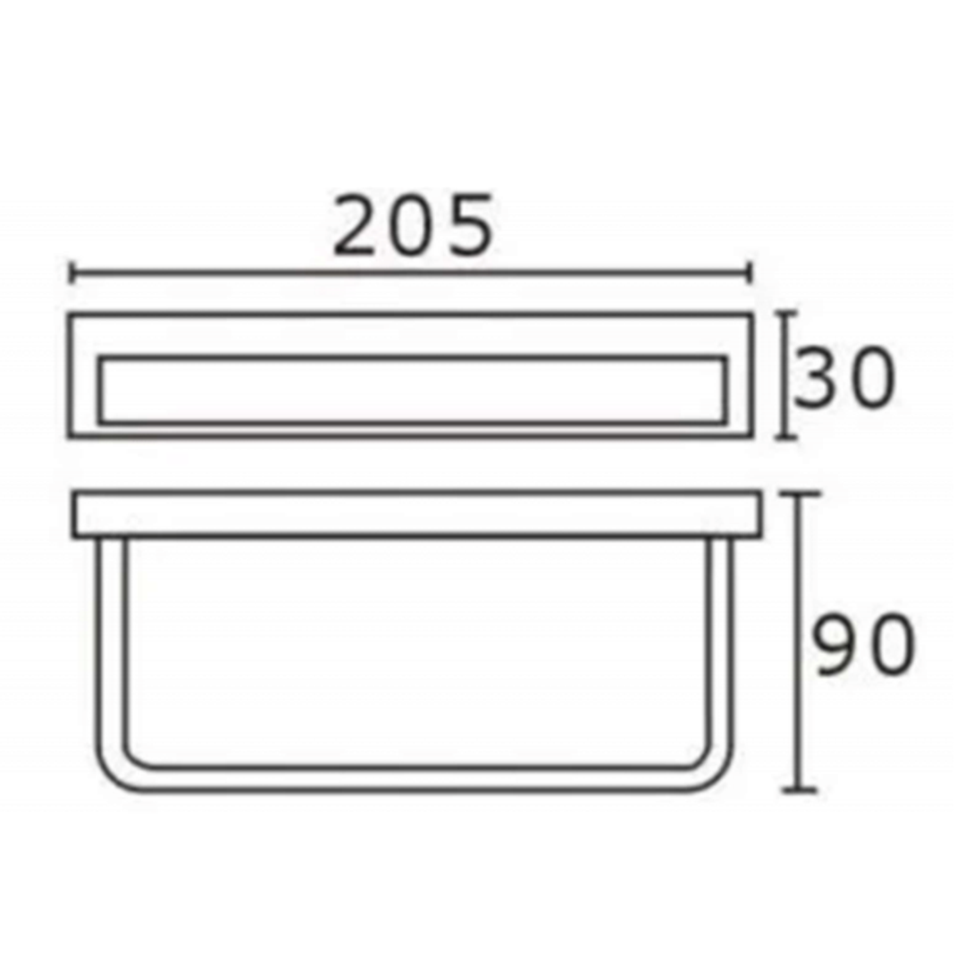 Otti Recxis Towel Ring Chrome