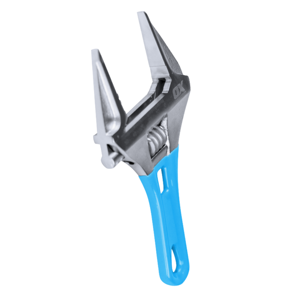 Ox Pro Series Adjustable Stubby Wrench Extra Wide Jaw 7 (180mm)