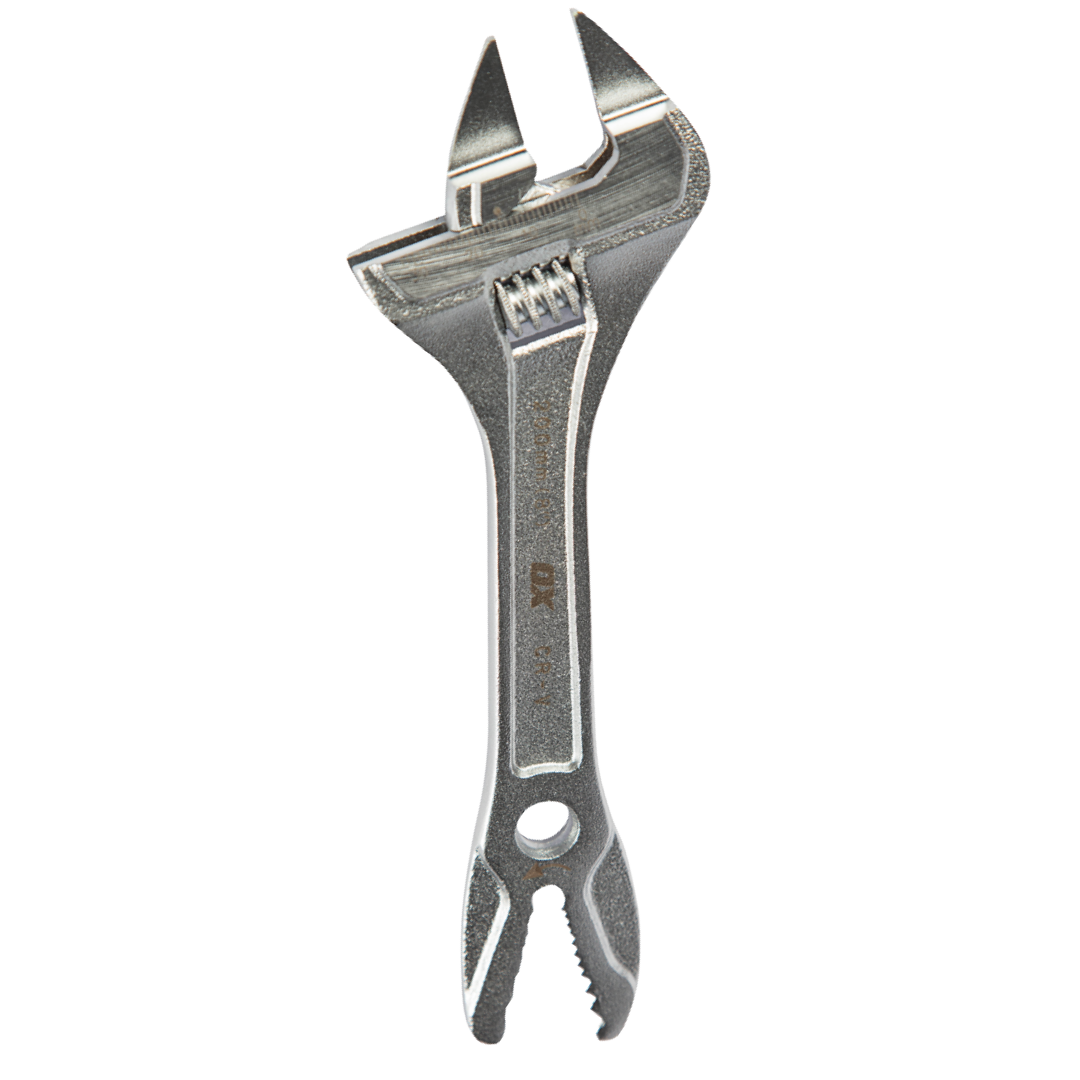 Ox Pro Slim-Jaw Adjustable Wrench 200mm/8
