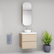Timberline Oxbow Wall Hung Vanity 600mm