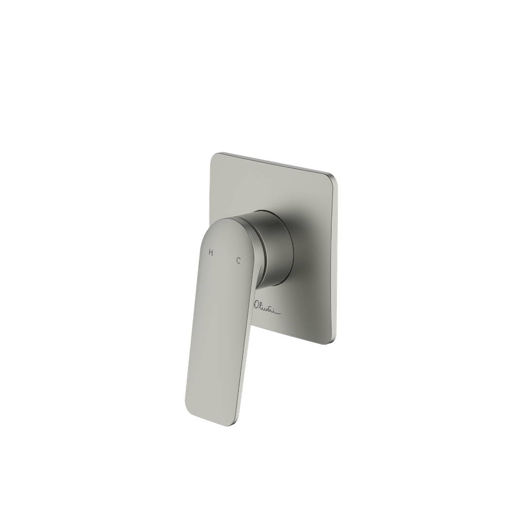 Oliveri PA100500FBN Paris Wall Mixer Brushed Nickel