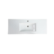 Bnk Naga Ceramic Vanity Top Square Bowl Single Gloss White 1 Tap Hole 1200X460X180Mm Pb 01120S