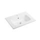 Bnk Naga Ceramic Vanity Top Soft Square Bowl Gloss White 1 Tap Hole 610X465X175Mm Pb 03060