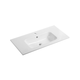 Bnk Naga Ceramic Vanity Top Soft Square Bowl Gloss White 1 Tap Hole 710X465X175Mm Pb 03075