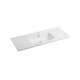 Bnk Naga Ceramic Vanity Top Soft Square Bowl Sglgloss White 1 Tap Hole 1210X465X175Mm Pb 03120S