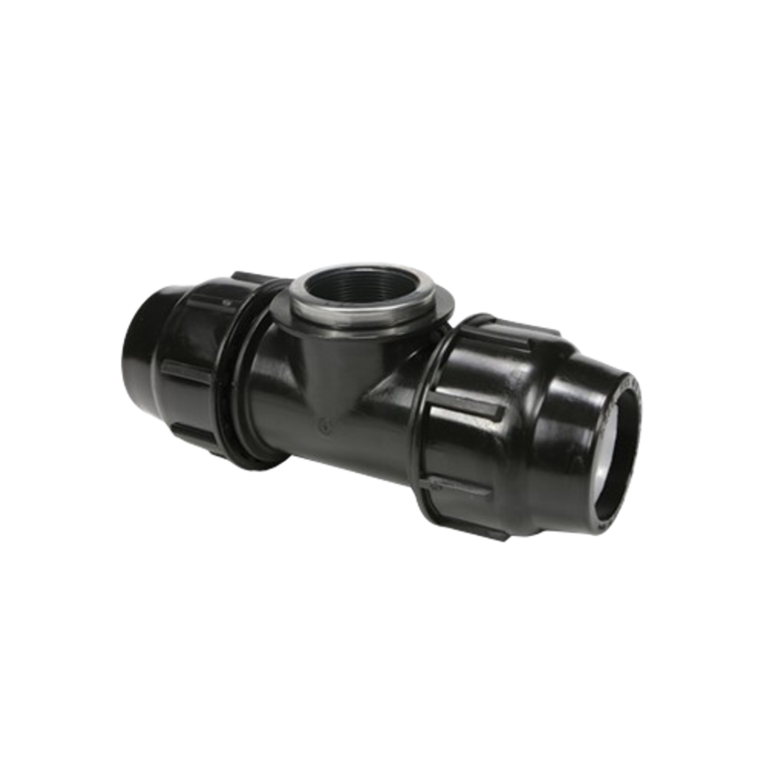 METRIC 7140 TEE THREAD FEMALE 25P X 25P X 32MM FI (FTE)