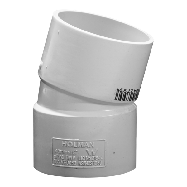 DWV 15 Degree Bend