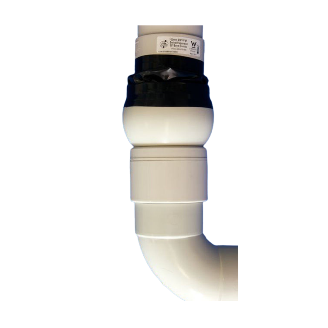 Dwv Bend F&F Swivel Expansion 100Mm 90Deg Combo Bend