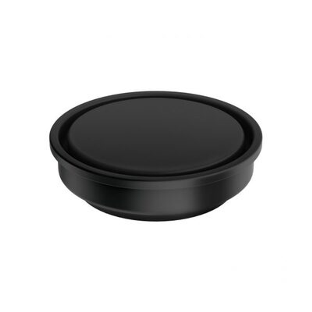 Phoenix Point Drain Round 100Mm Outlet 90Mm Matte Black 204-4005-10