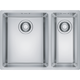 Franke Maris 1 & 1/3 Small Bowl Right Stainless Sink MRX260-34/19