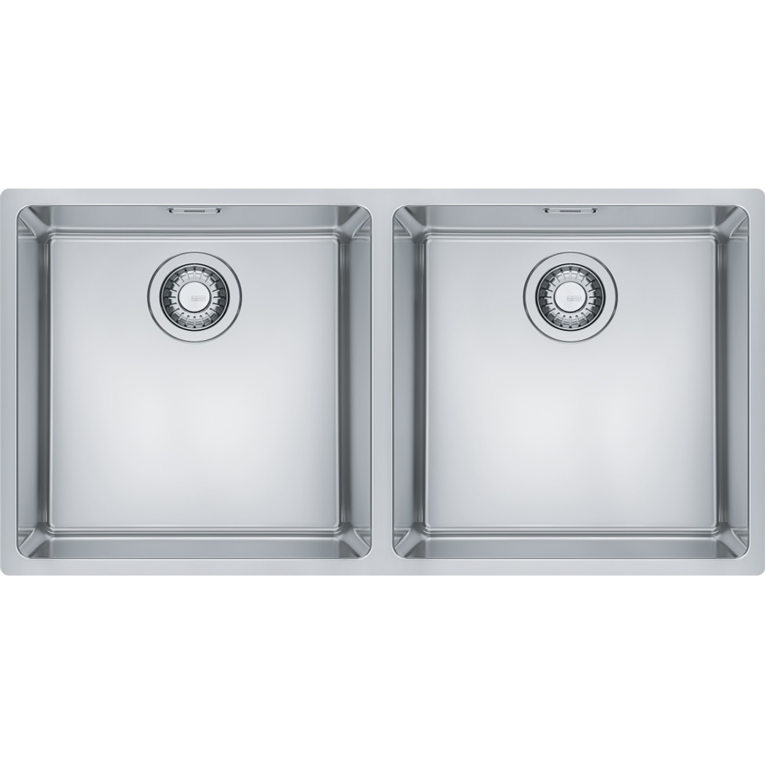 Franke Maris Double Bowl 3 Way Install Stainless Steel Sink Mrx220-40/40