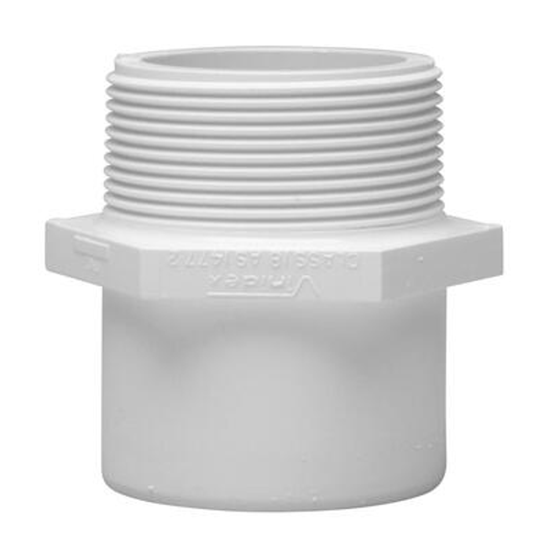 Pvc Pressure Male Valve Adaptor 40Mm X 20Mm Mi Cat 2