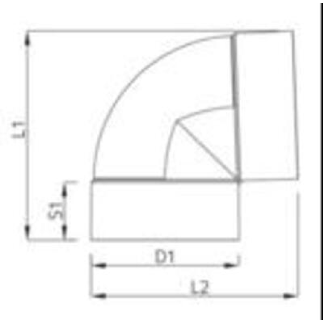 STORMWATER BEND 75MM 90DEG