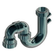 Plastec Waste Trap S&P Combination 50Mm Pvc Chrome   17472