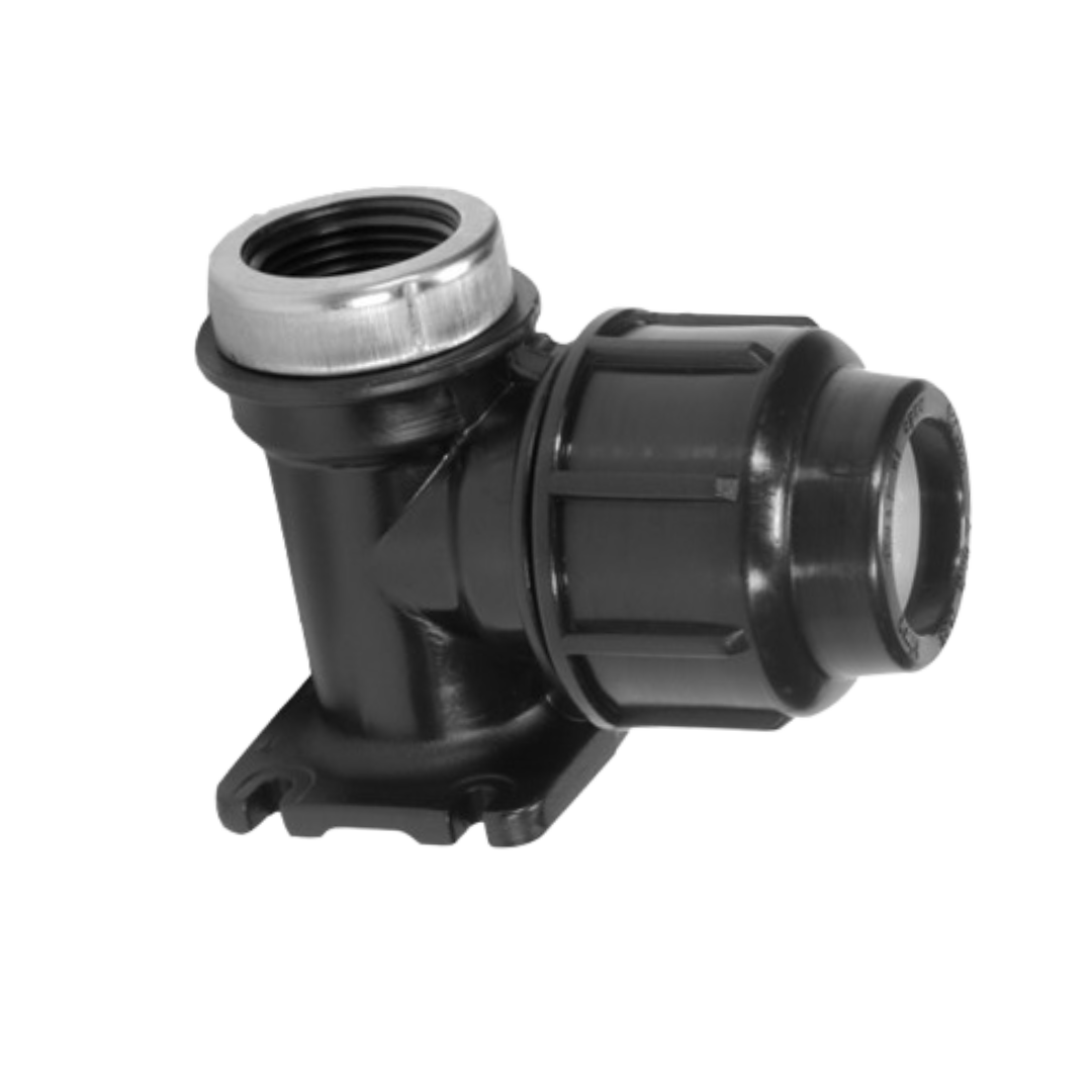 Poly Metric Lugged Elbow