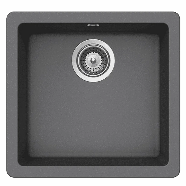 Abey Schock Quadro Croma Single Bowl Sink Qn-100Scr - Burdens Plumbing