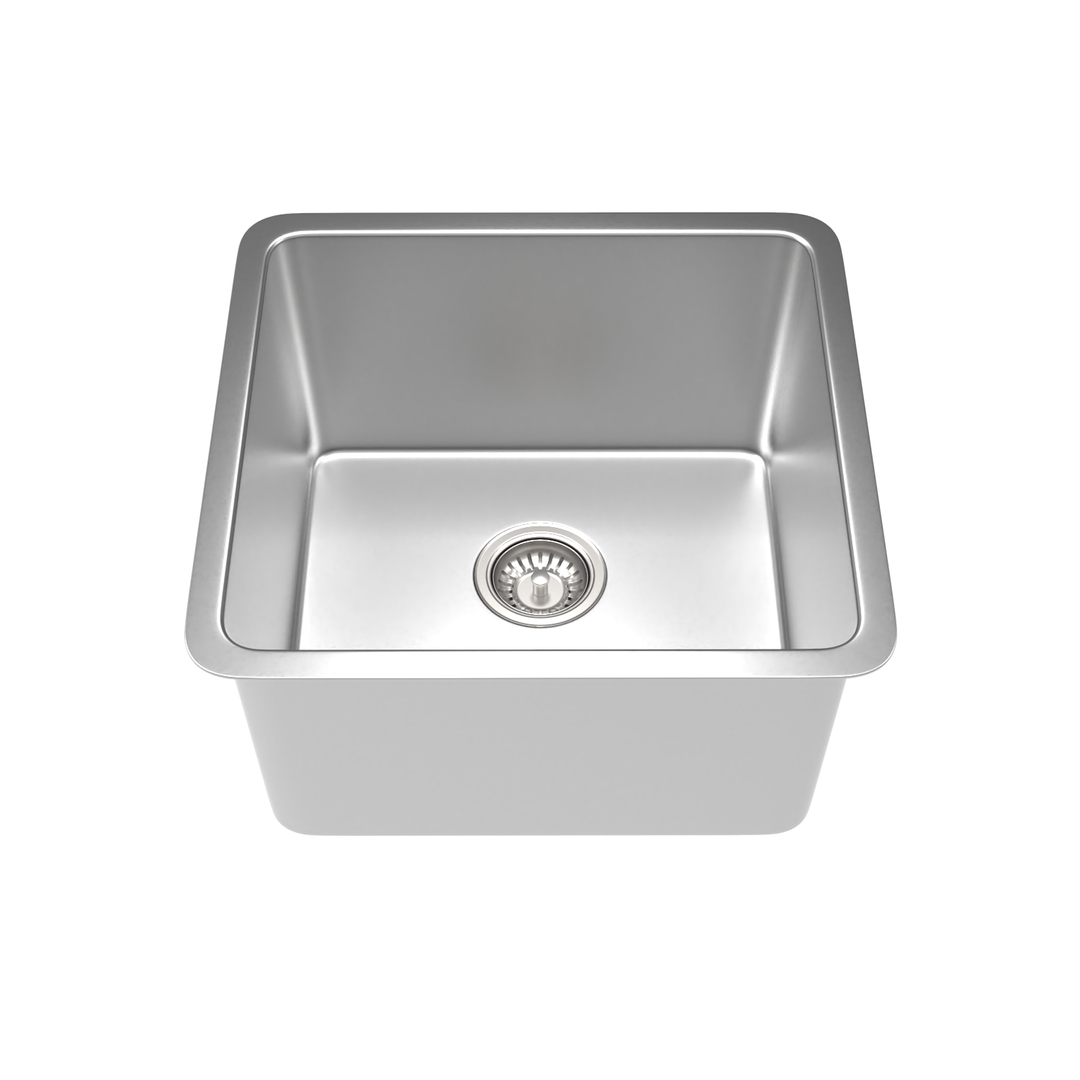 Linsol Quadra 470Mm Single Bowl Stainless Steel Sink