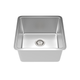 LINSOL Quadra 470Mm Single Bowl Stainless Steel Sink
