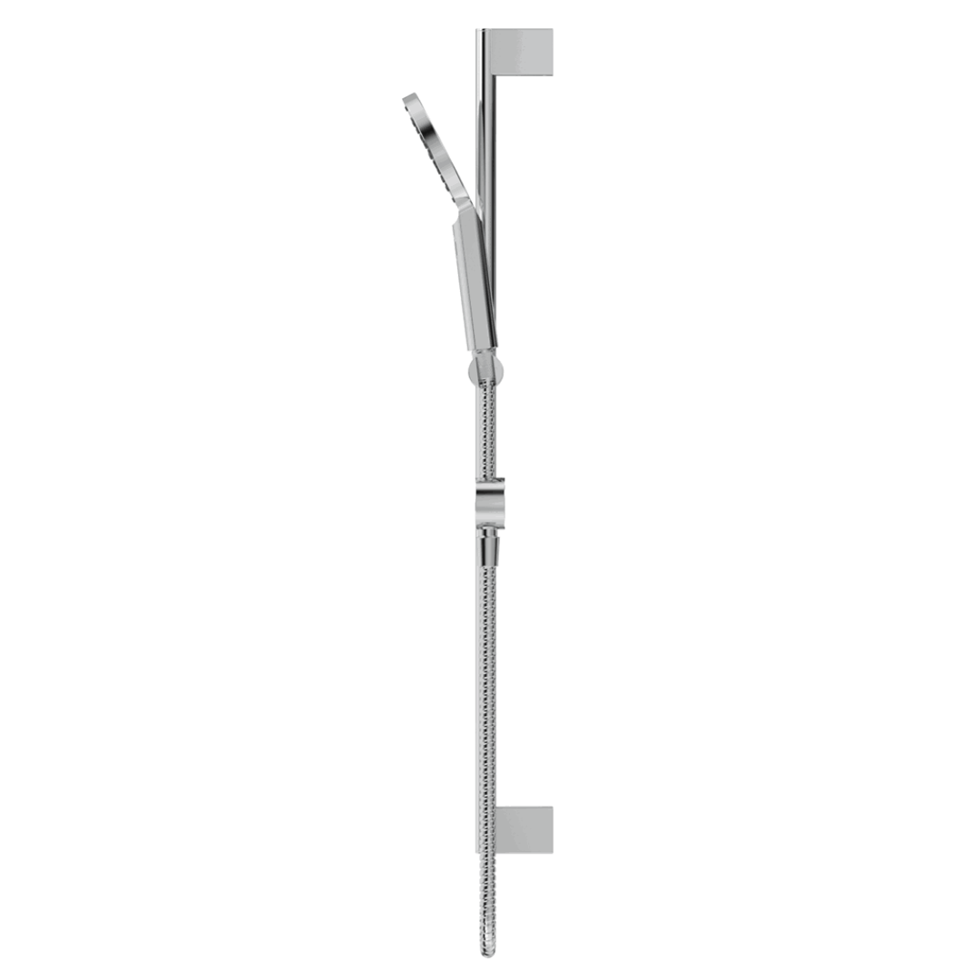 Bella Vista Shower Head On Rail Round Gun Metal