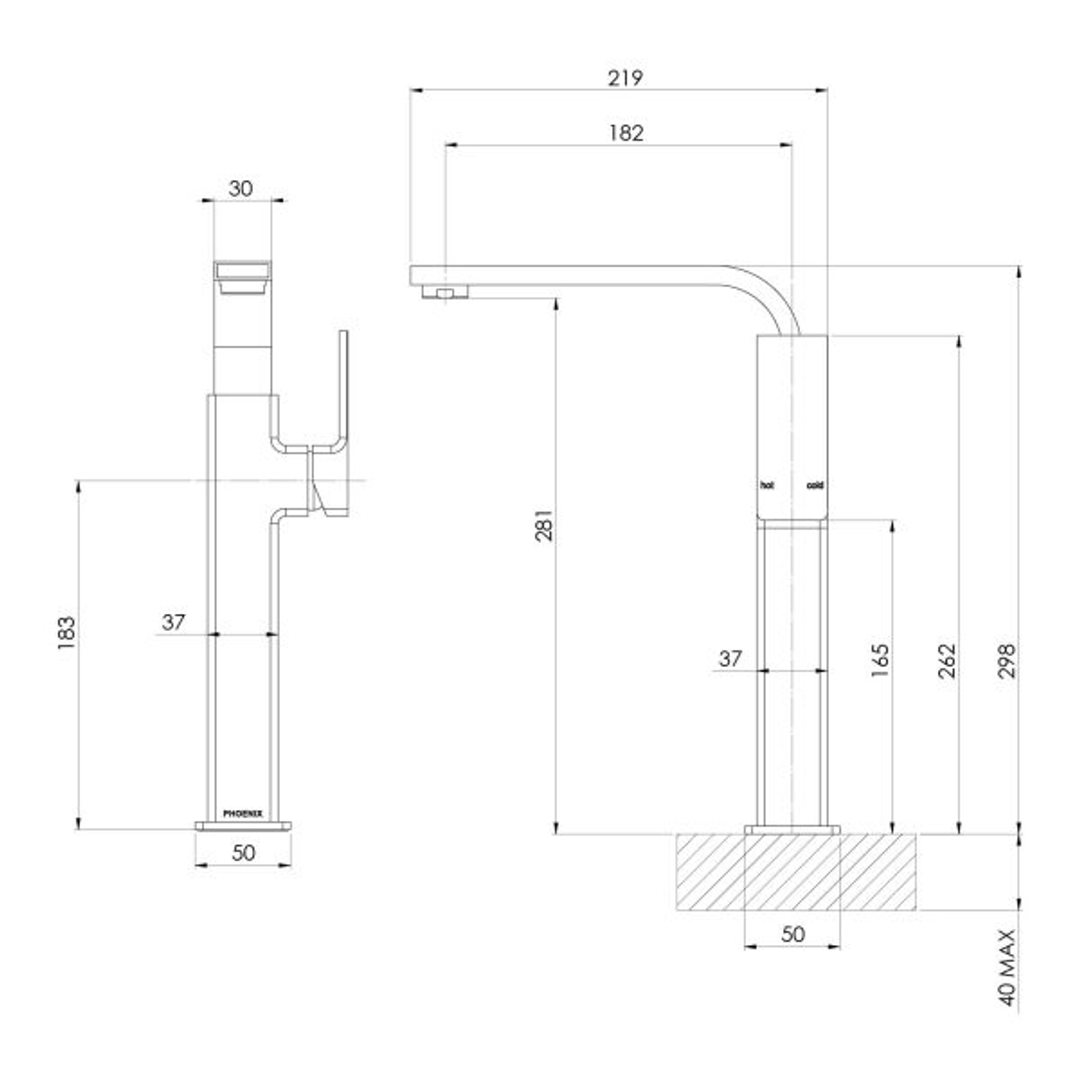 Phoenix RadII Vessel Mixer