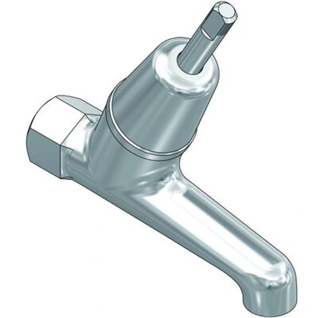 RAM EASY CLEAN DELUXE BIB COCK FEMALE & W'DISC C/P