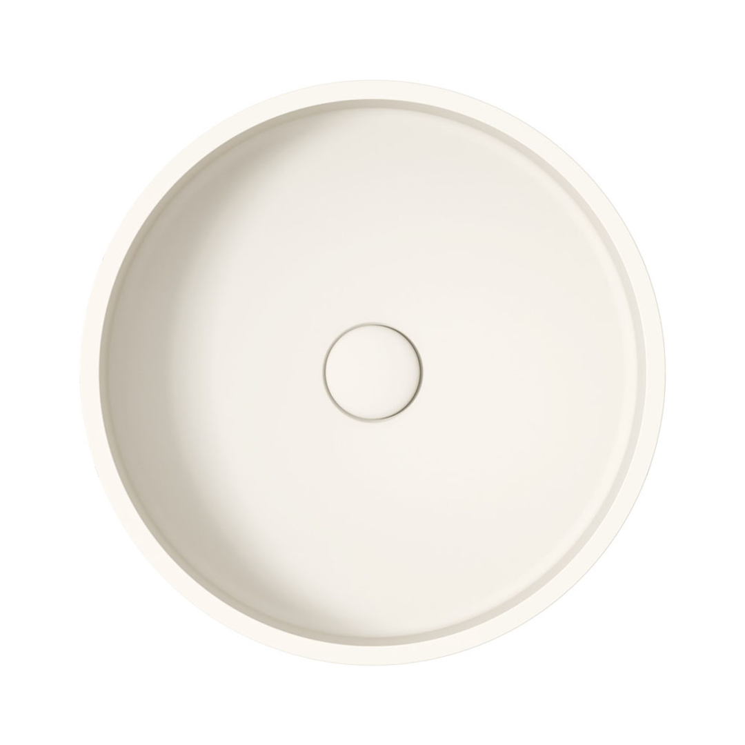 Fienza Jada Concrete Above Counter Basin Warm White