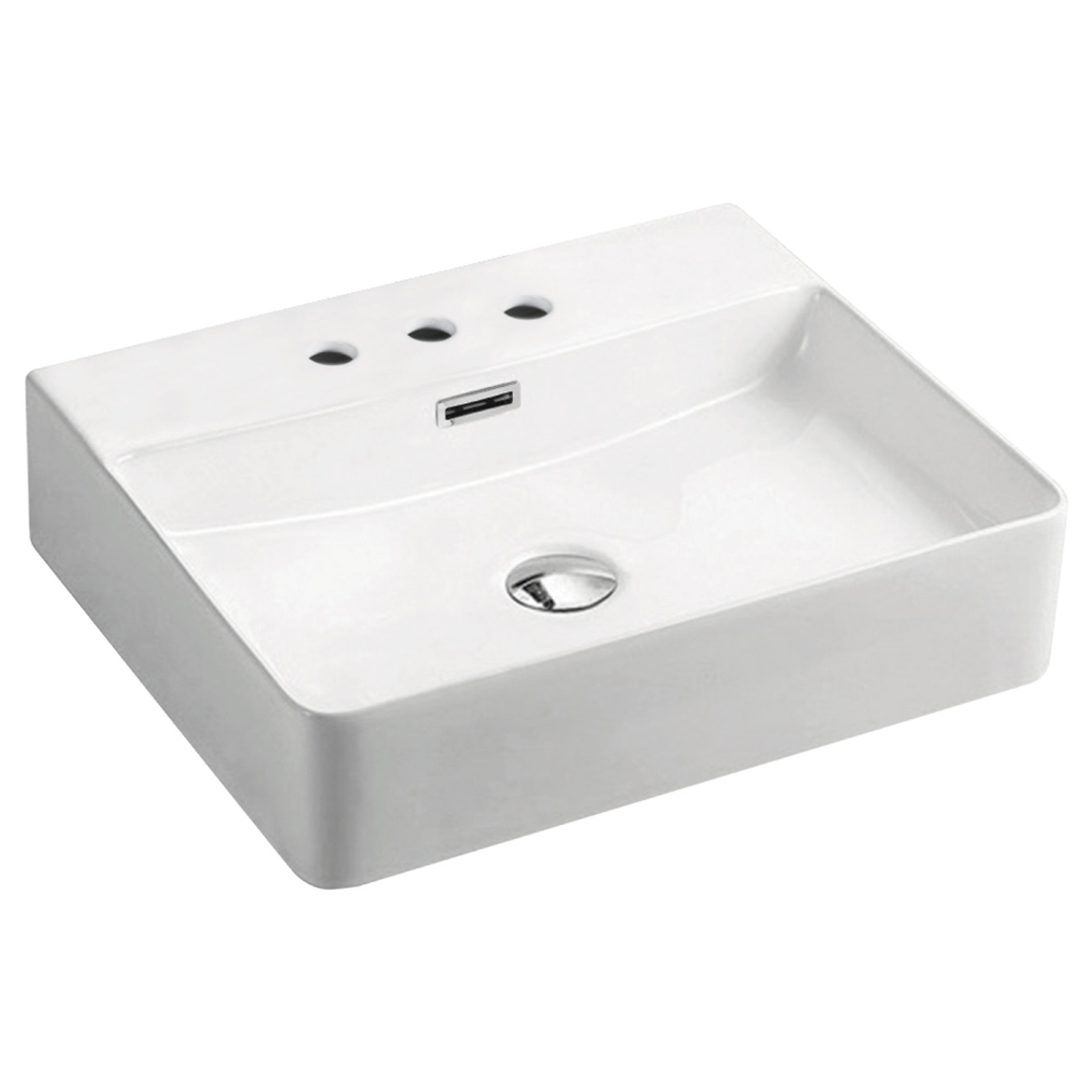 Petra  Above Counter Basin 500 X 420 X 120mm (3 Tap)