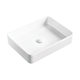 Fienza Eleanor Fluted Rectangle Above Counter Basin Gloss White 500X380X100mm Rb467