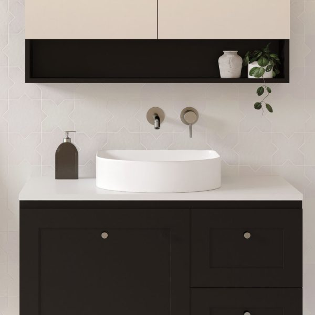 Fienza Forma Arch Gloss White Above Counter Basin 415 X 365 X 100mm