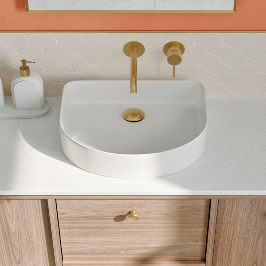 Fienza Forma Arch Gloss White Above Counter Basin 415 X 365 X 100mm