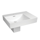 Fienza Tono 600 Wall Hung Basin With Shroud Left Hand Bowl Ceramic 1Th