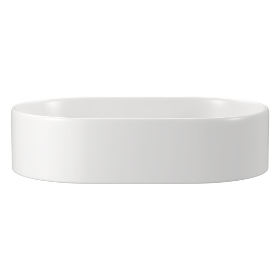 Fienza Aluca Pill Above Counter Basin 510X310X120mm Matte White