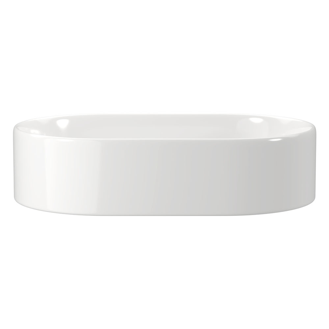 Fienza Aluca Pill Above Counter Basin 510X310X120mm Gloss White