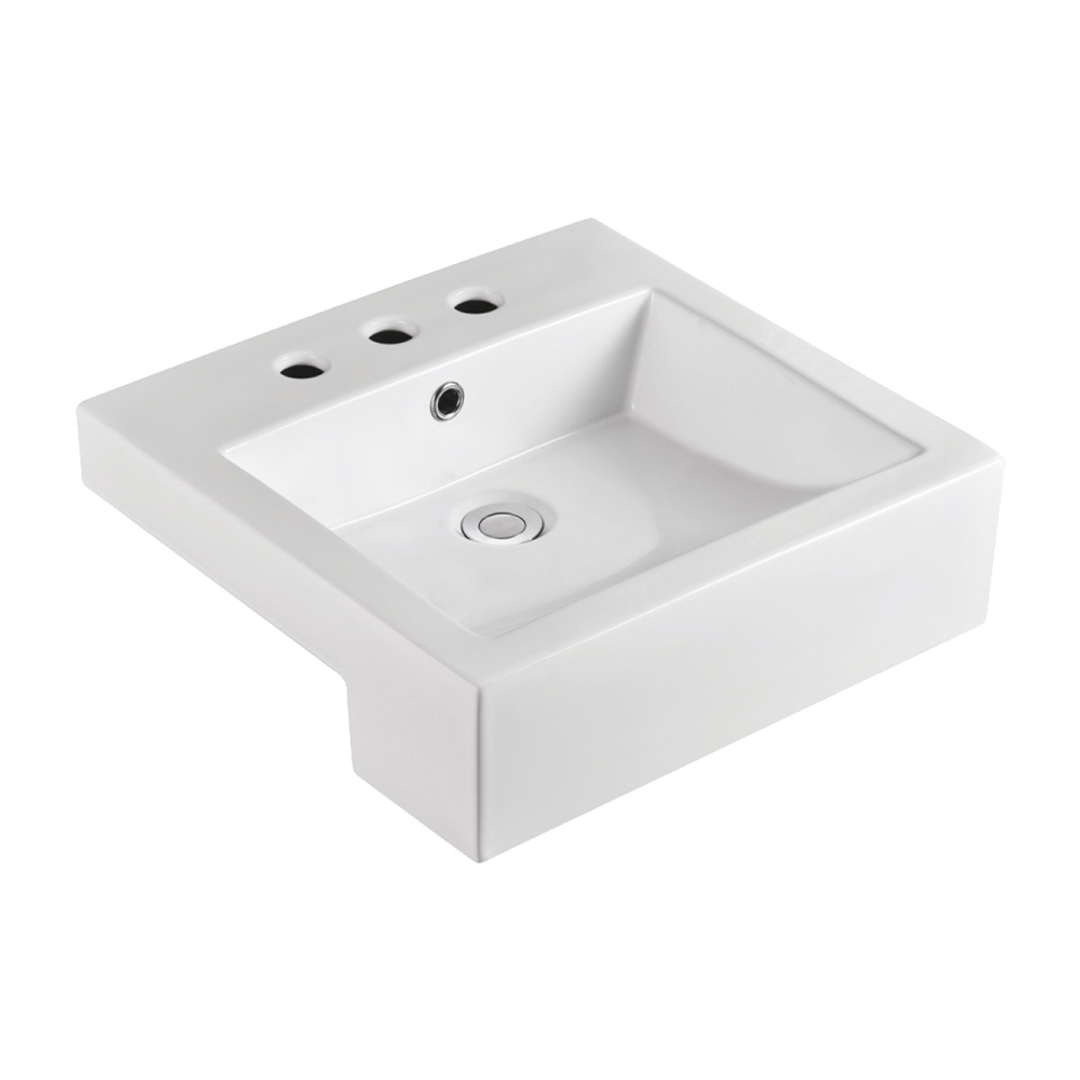 Jacinta Semi Recessed Basin 48 0 X 460 X 145mm (3 Tap)