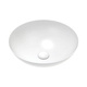 Fienza Aluca Slim Edge Basin 400mm Matte White Ceramic Above Counter