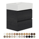 Fienza Reba 600 All Drawer Wall Hung With Right Bowl Basin