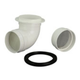 Rain Water 90 X 90Deg Bend Hi Level Tank Overlow Outlet Kit