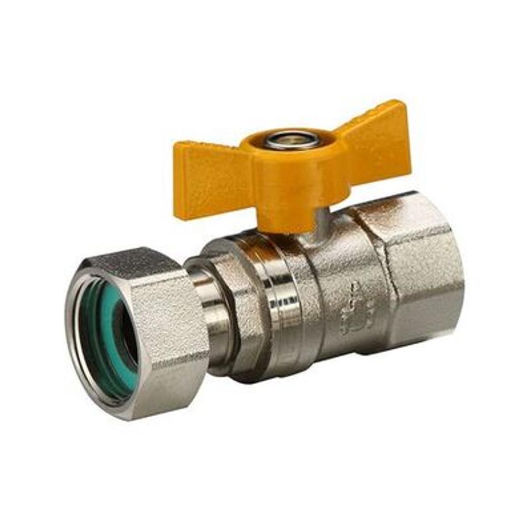 Loose Nut T/Head Ball Val 20Fi X 20 Swivel Gas