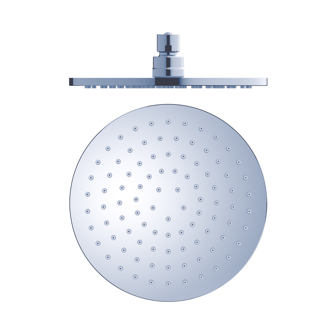 Nero 200mm Round Shower Head - Chrome