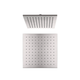Nero 250Mm Square Shower Head Brushed Nickel