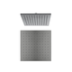 Nero 250Mm Square Shower Head Gun Metal Gey