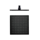 Nero 250Mm Square Shower Head Matt Black