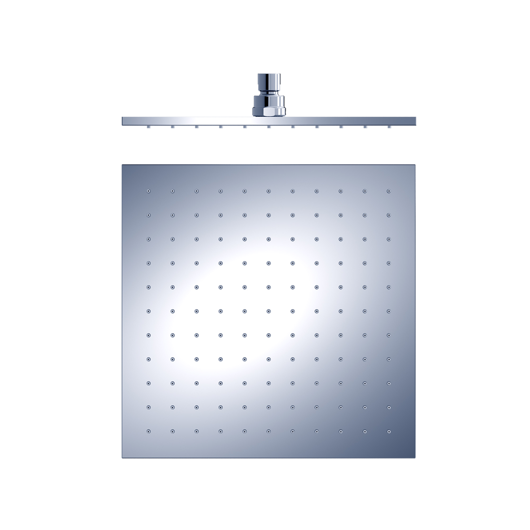 Nero 300mm Square Shower Head - Chrome